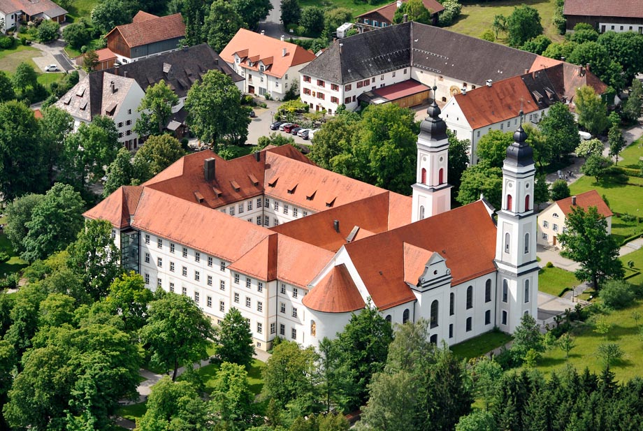 Luftbild Kloster Irsee 